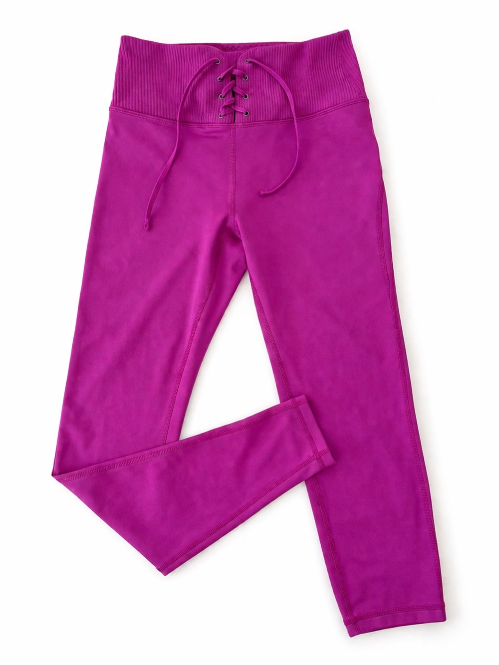 Victoria’s Secret Sport Lace-Up High Rise Leggings | Pink Magenta | Size S